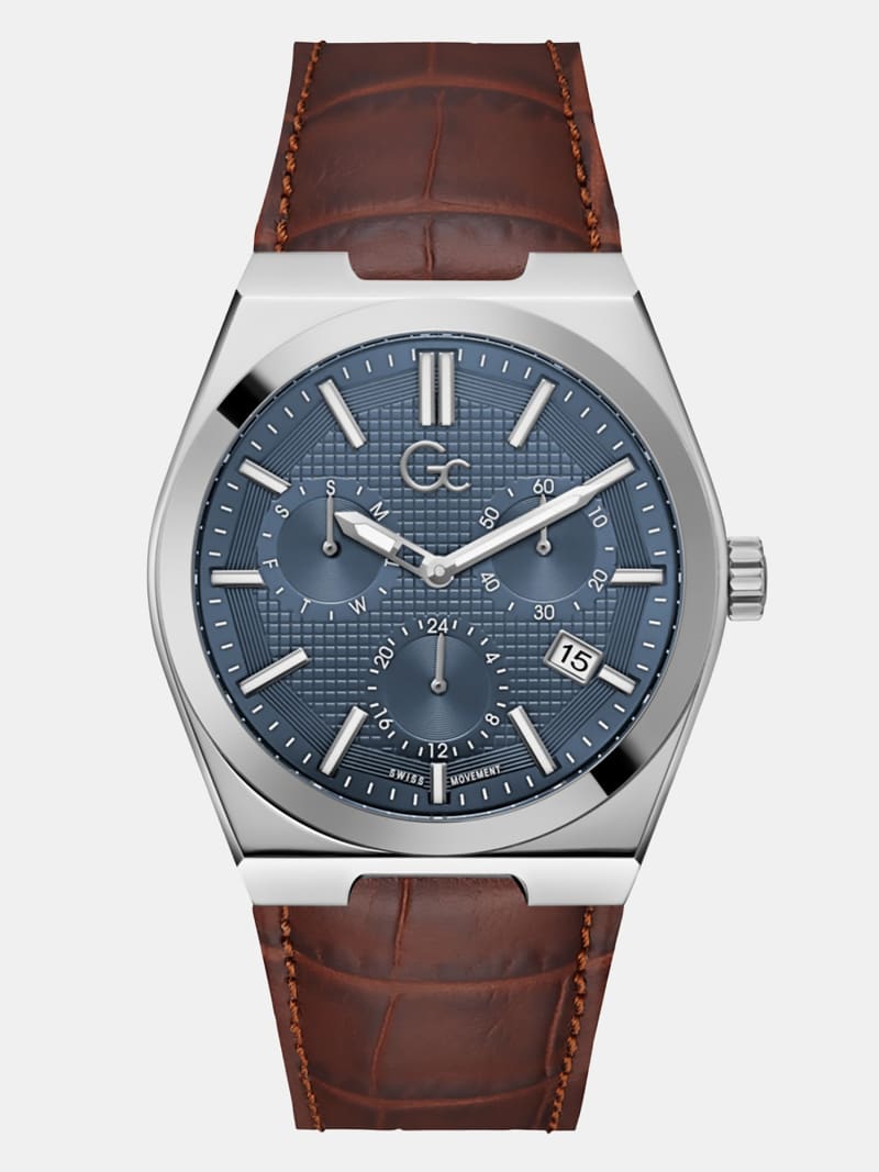 Montre GC chronographe en cuir