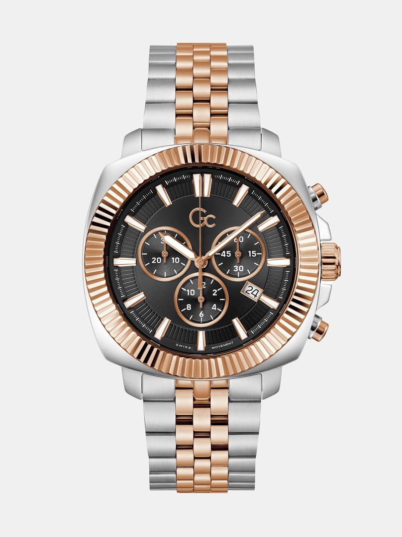 Sangle De Montre En Acier Pour Guess - Bracelet Métal élégant Et Résistant, Compatible Modèles GC Notches