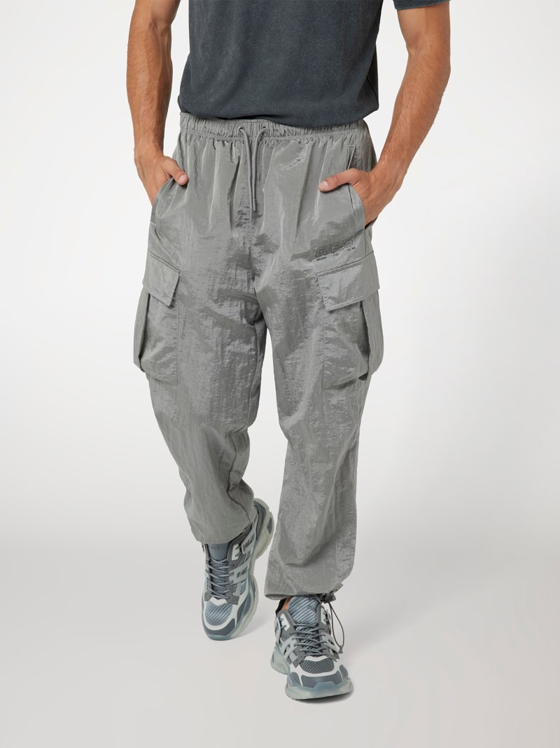 GUESS Pantalon cargo nylon froisse Homme