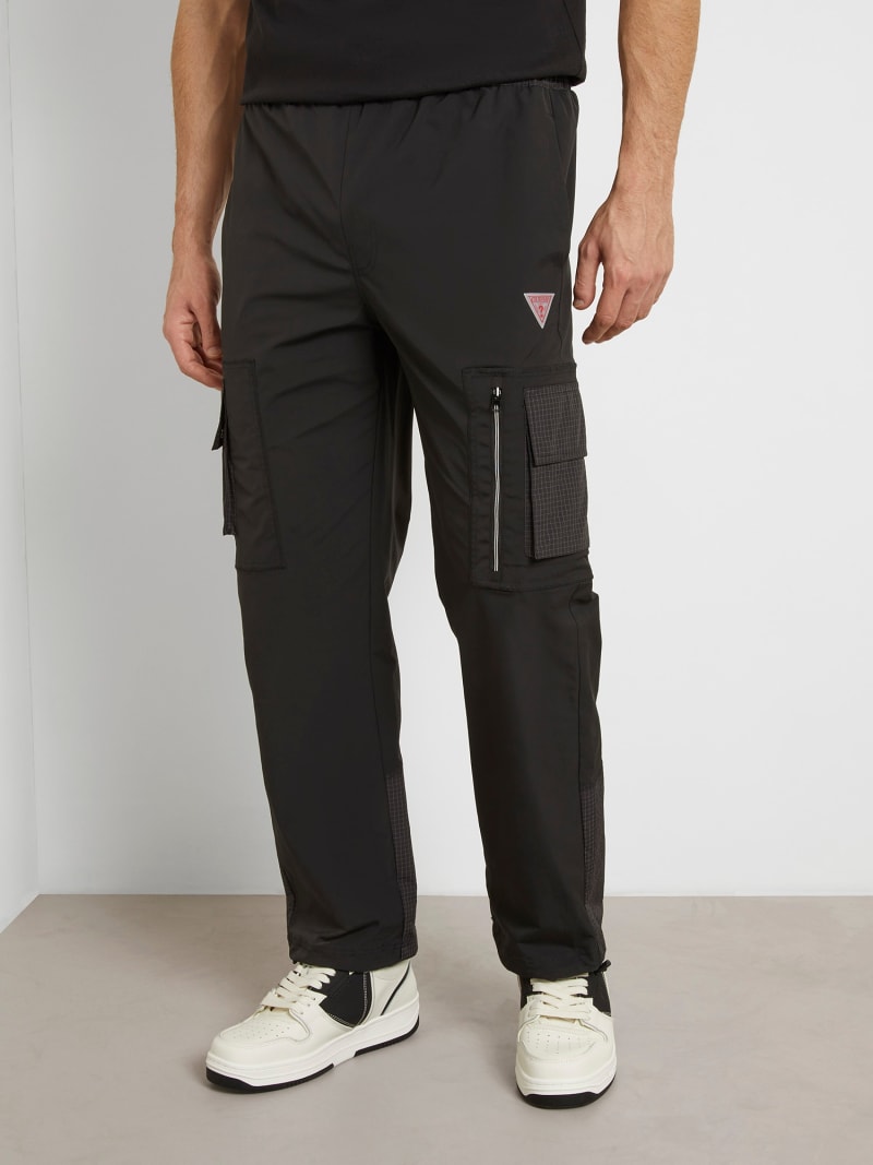 Pantalon cargo taille moyenne