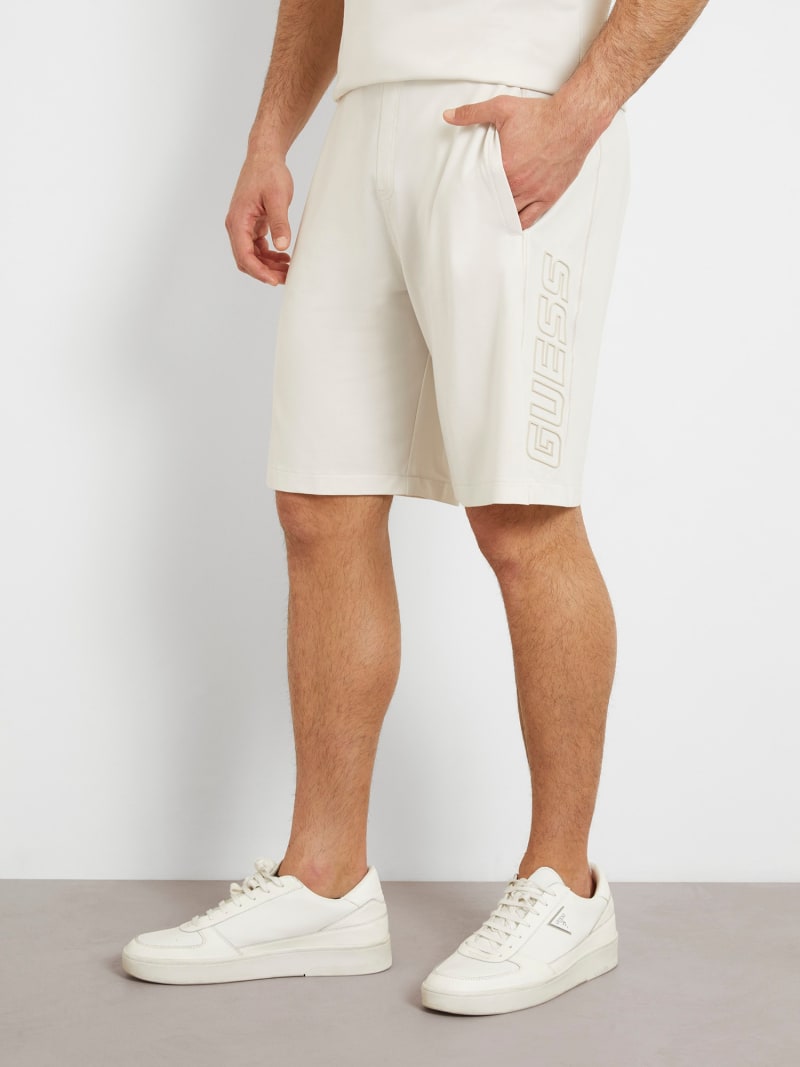 Mid rise white sale shorts