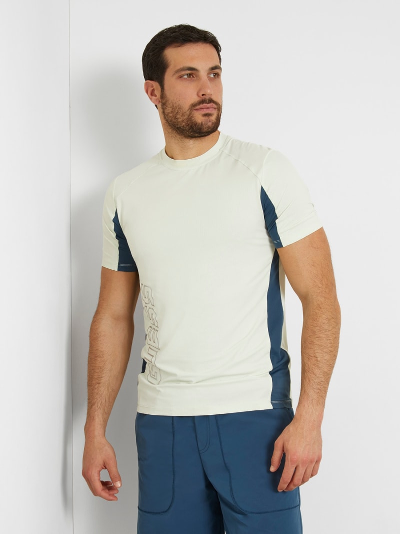 T-shirt stretch color block