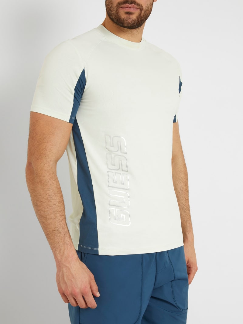GUESS Color block stretch t shirt Men