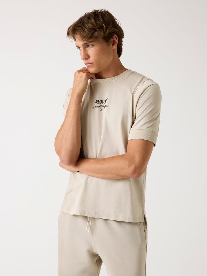 GUESS® T-shirt scritta logo Uomo