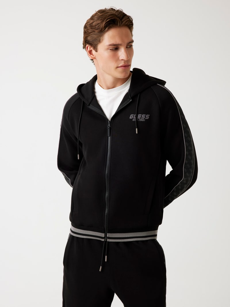 GUESS® Felpa con zip intera cappuccio Uomo