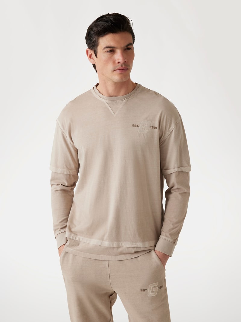 GUESS® Double layer t-shirt Men