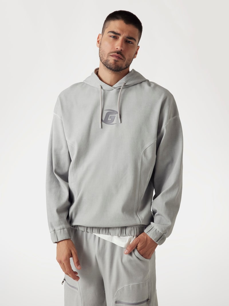 GUESS® Felpa con cappuccio e logo Uomo