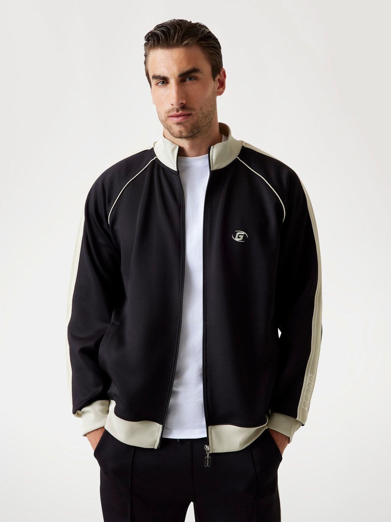 れ GUESS® Fermuarlı scuba sweatshirt Erkek