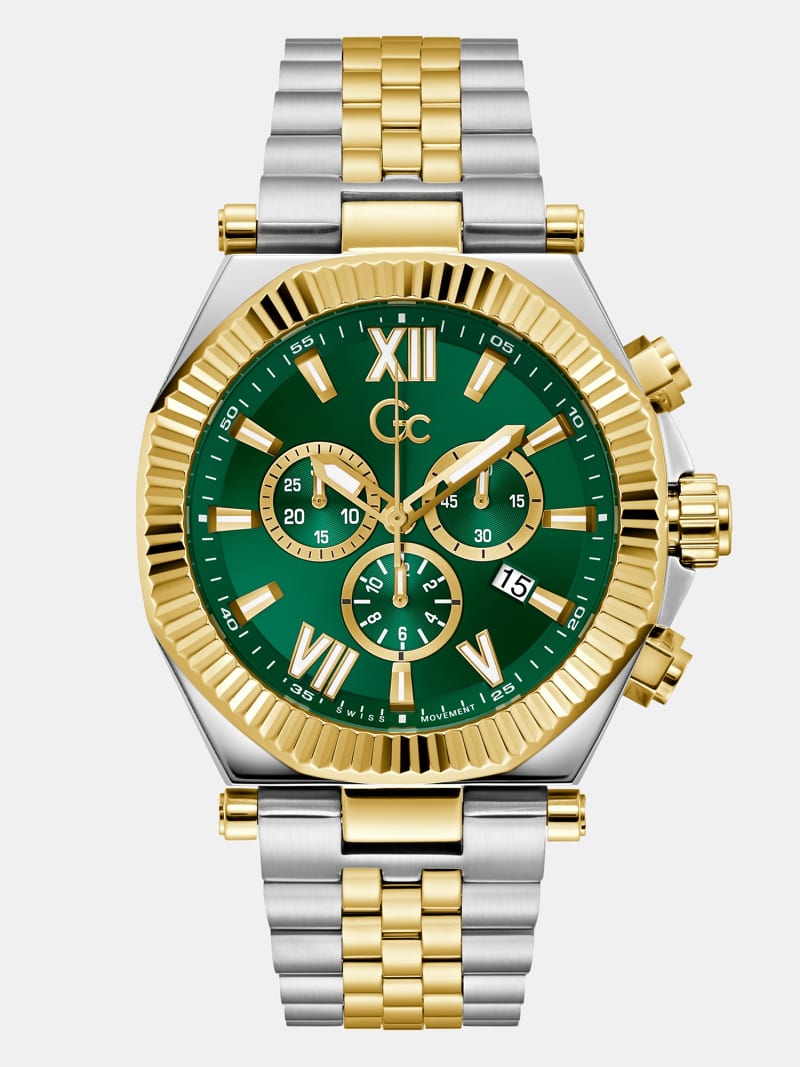 GUESS® GC stainless steel watch 44 mm Men