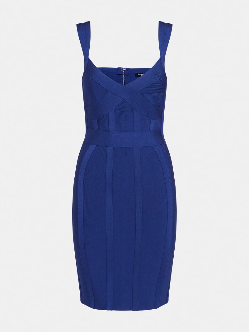 Guess blue bandage dress store
