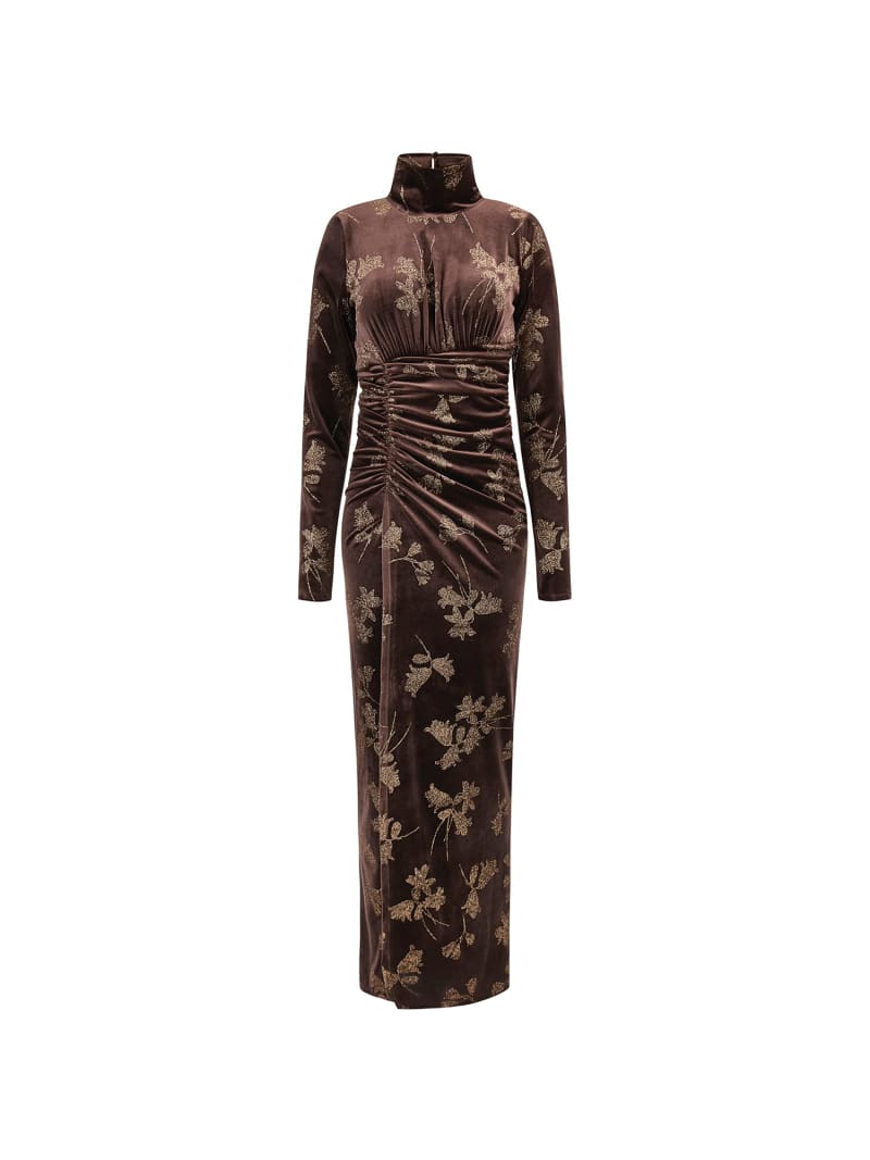 GUESS® Marciano velvet long dress