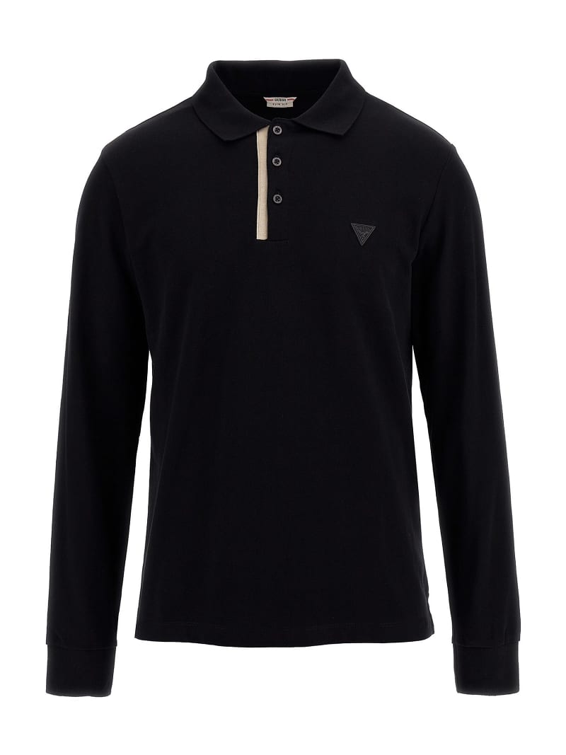 Guess long outlet sleeve polo