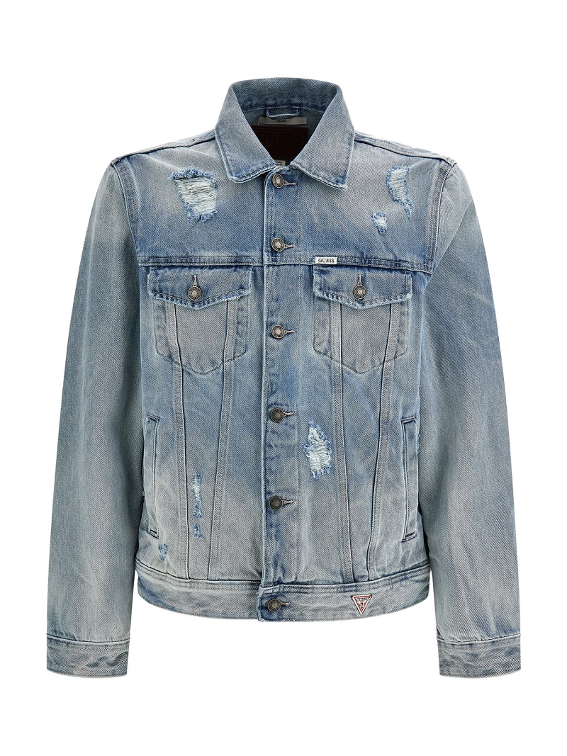 Denim guess jacket clearance