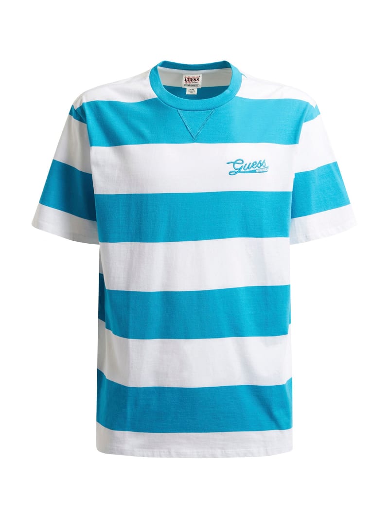Guess t hotsell shirt a righe