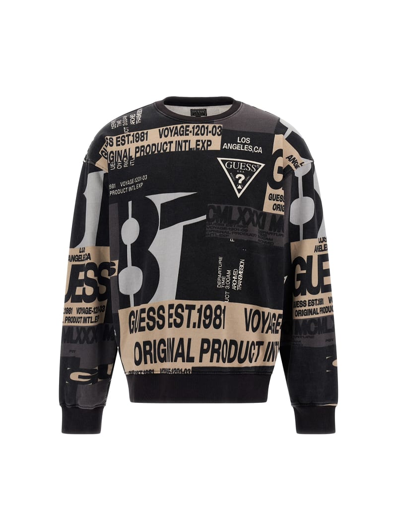 GUESS® Sweatshirt Allover-Print 