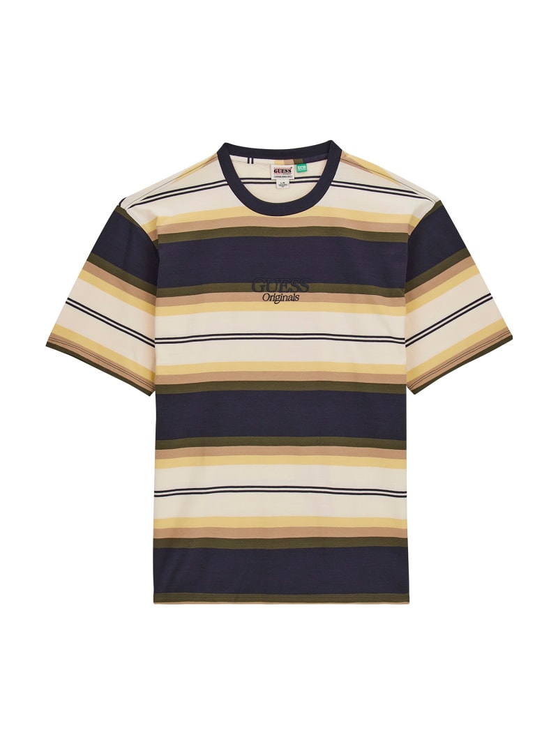 Guess striped discount t shirt men