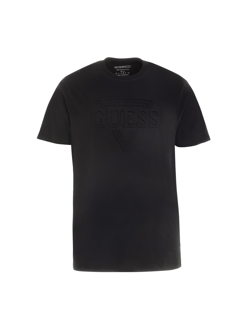 GUESS Camiseta logotipo en relieve Hombre