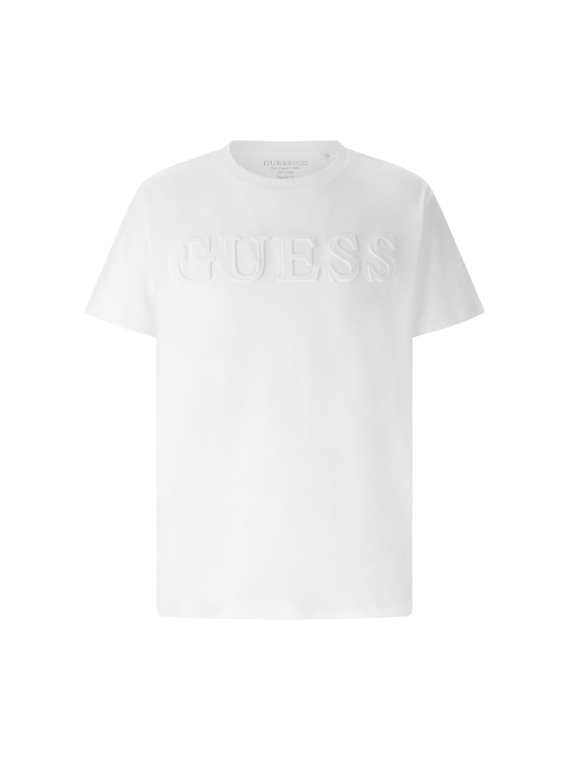 GUESS Gofre logolu t shirt Erkek