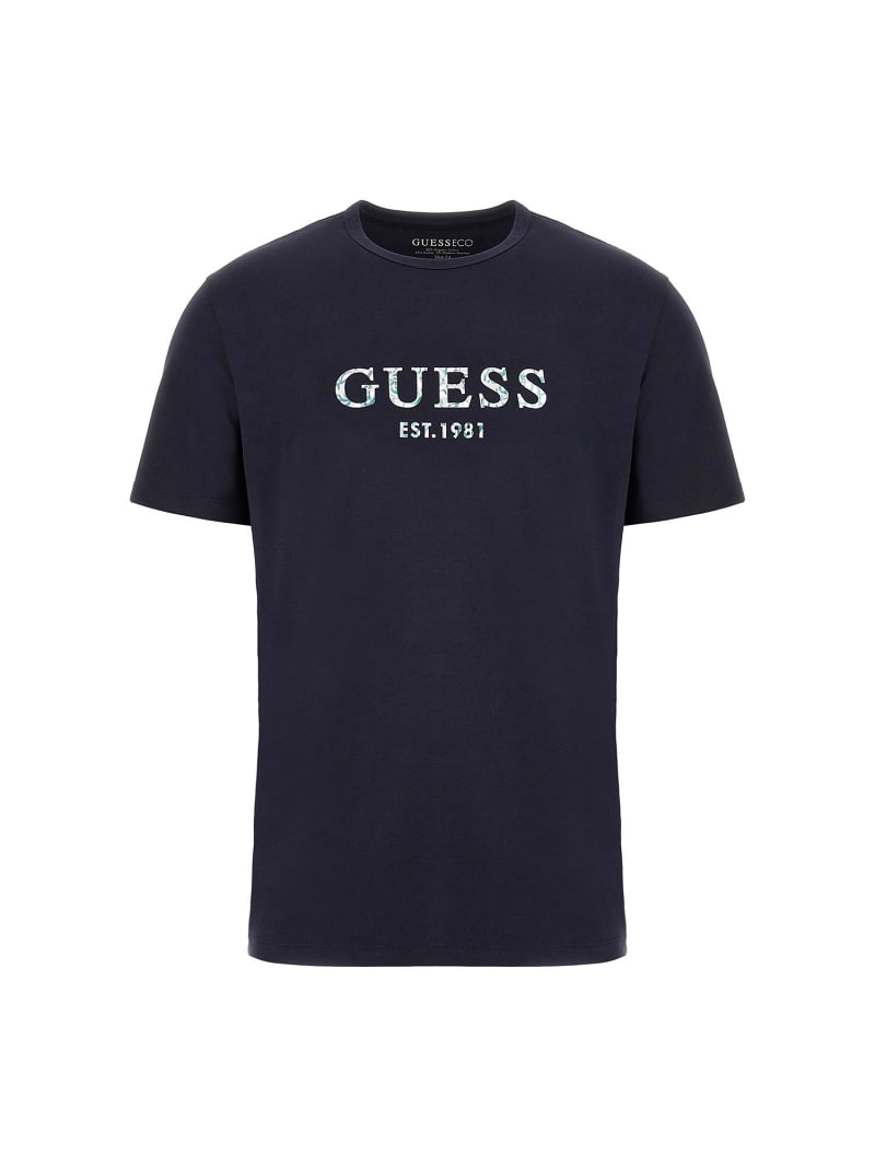 GUESS Front logo stretch t shirt