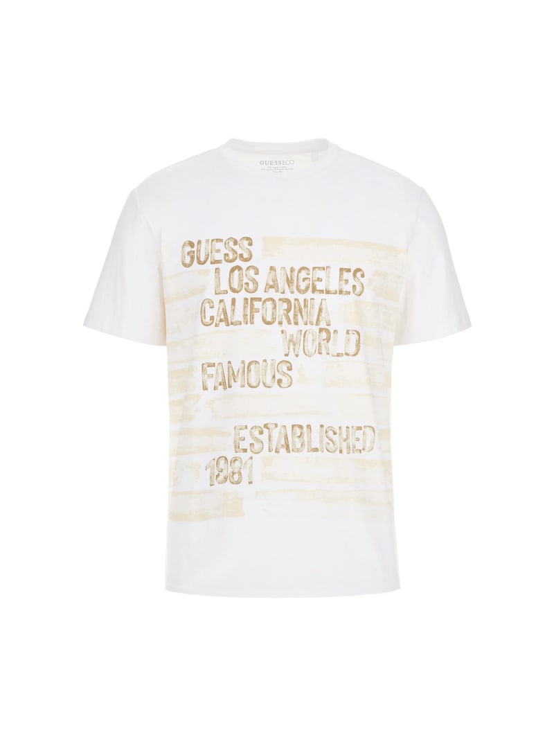 GUESS® Front print stretch t-shirt Men