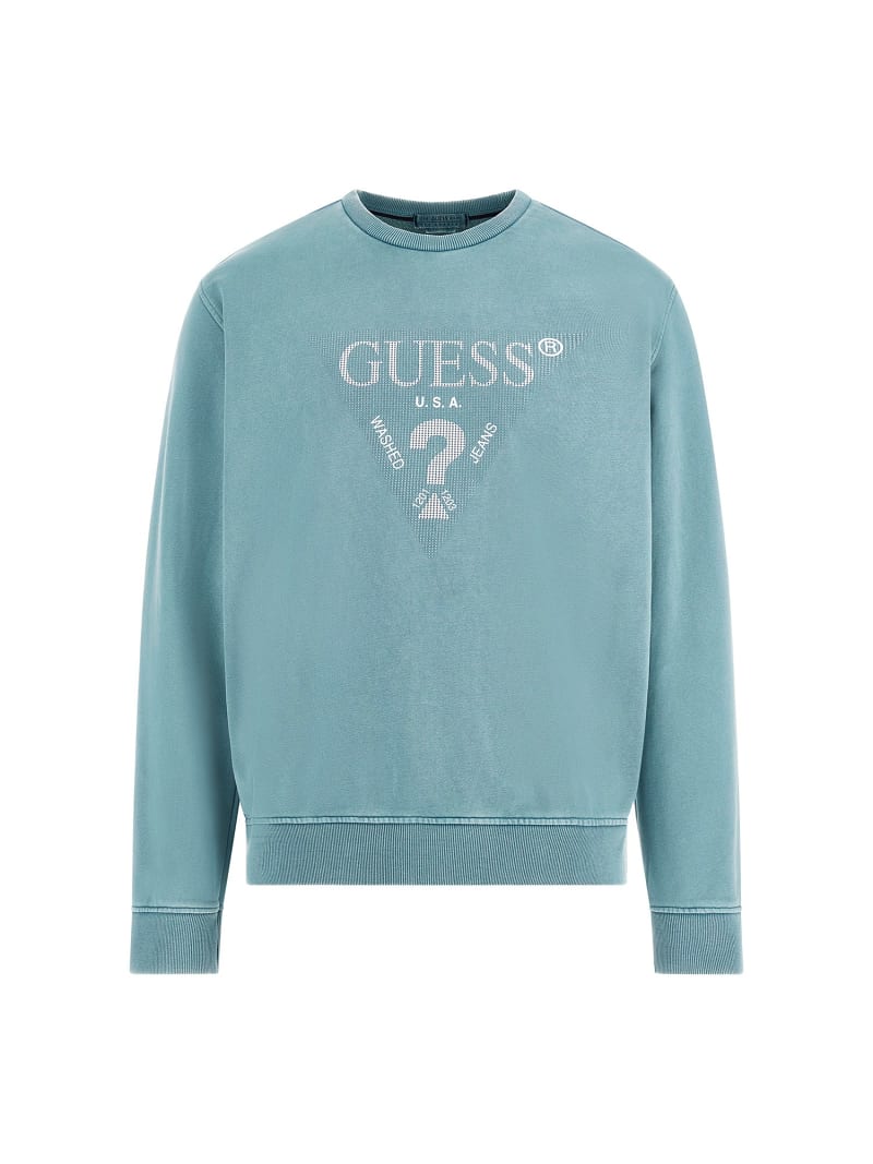 Navy guess sweatshirt clearance
