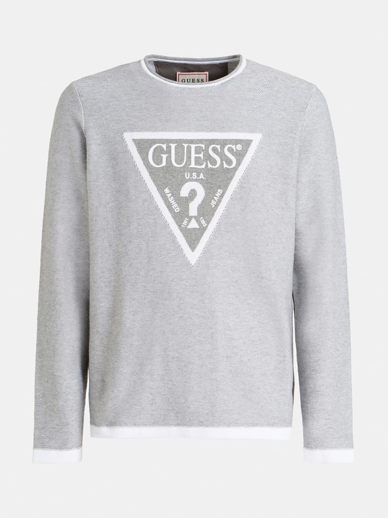 guess logo jumper