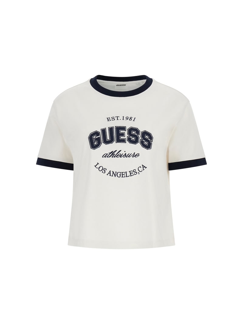 GUESS® Front logo crop t-shirt Women