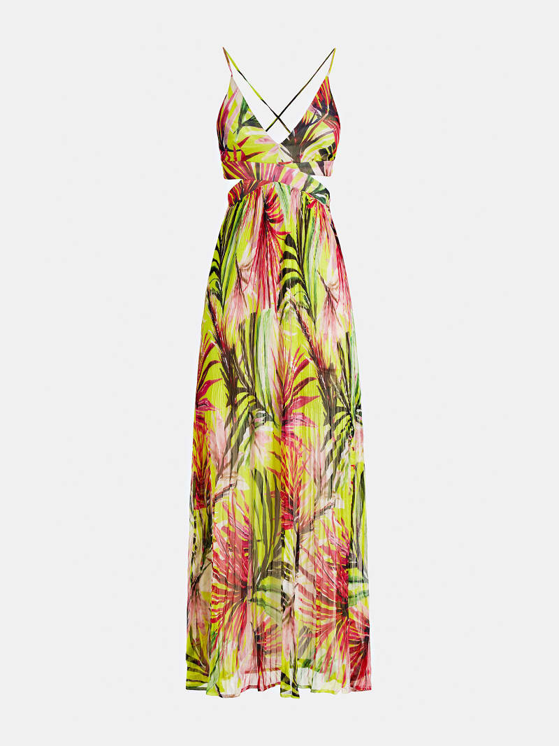 Kleid Allover Blumenprint Guess Offizieller Online Shop 
