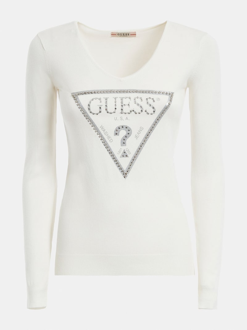 grey guess jumper