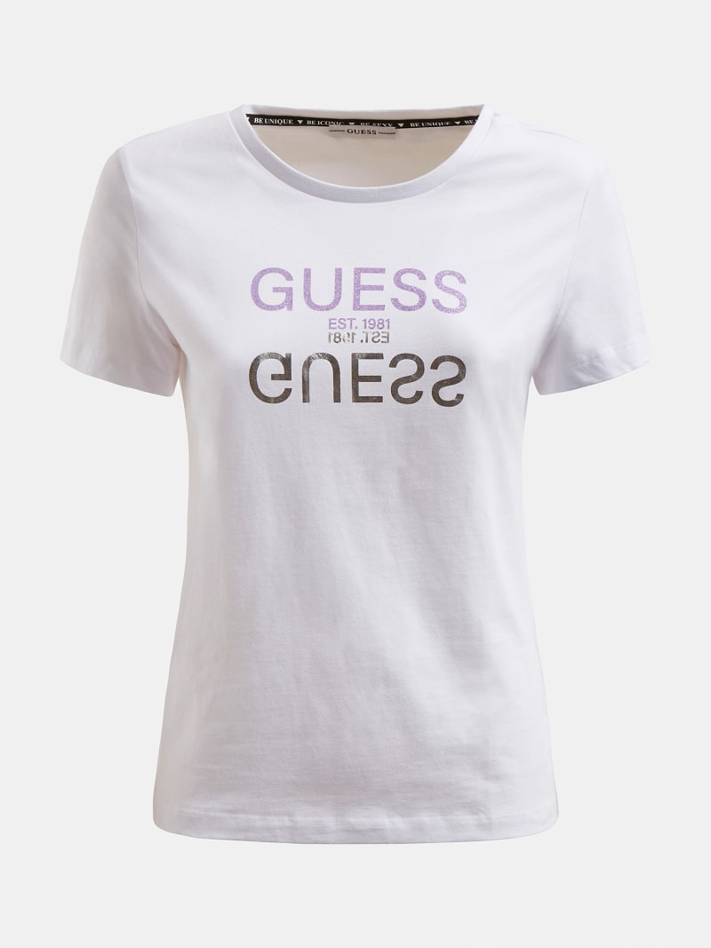 Glitter Front Logo T Shirt