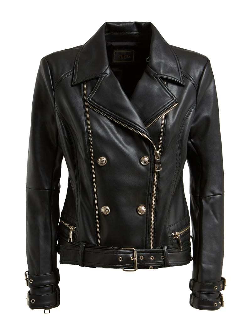 Guess ladies 2025 leather jacket