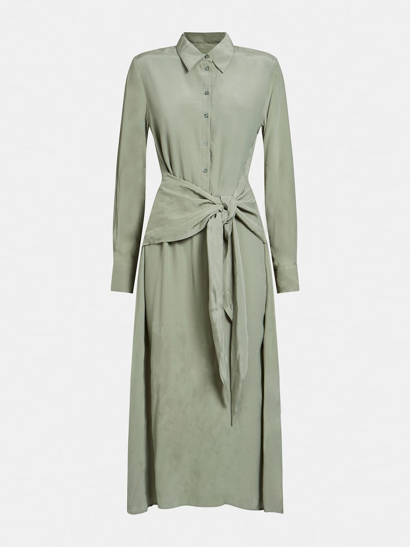 Viscose Chemisier Dress Guess Official Online Store