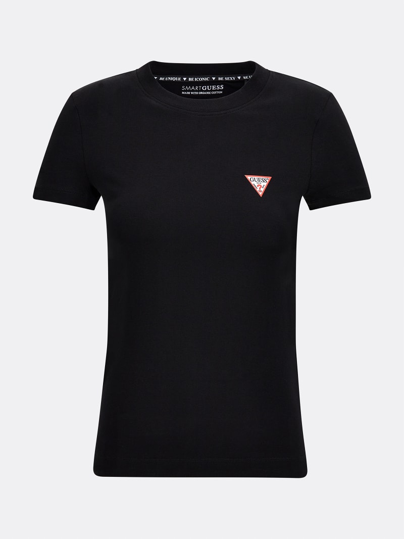 Guess triangle best sale shirt
