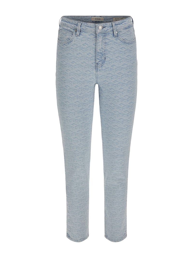 GUESS All over logo denim pant