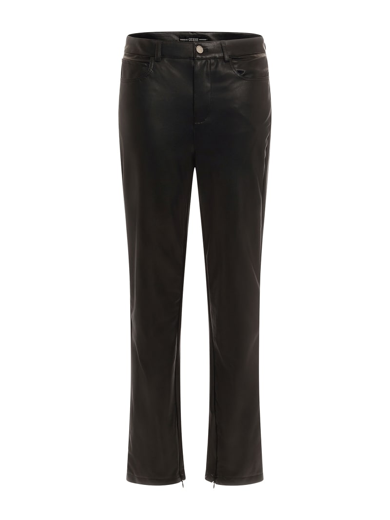 GUESS Neil Faux Leather Jogger Pants, $108, GUESS