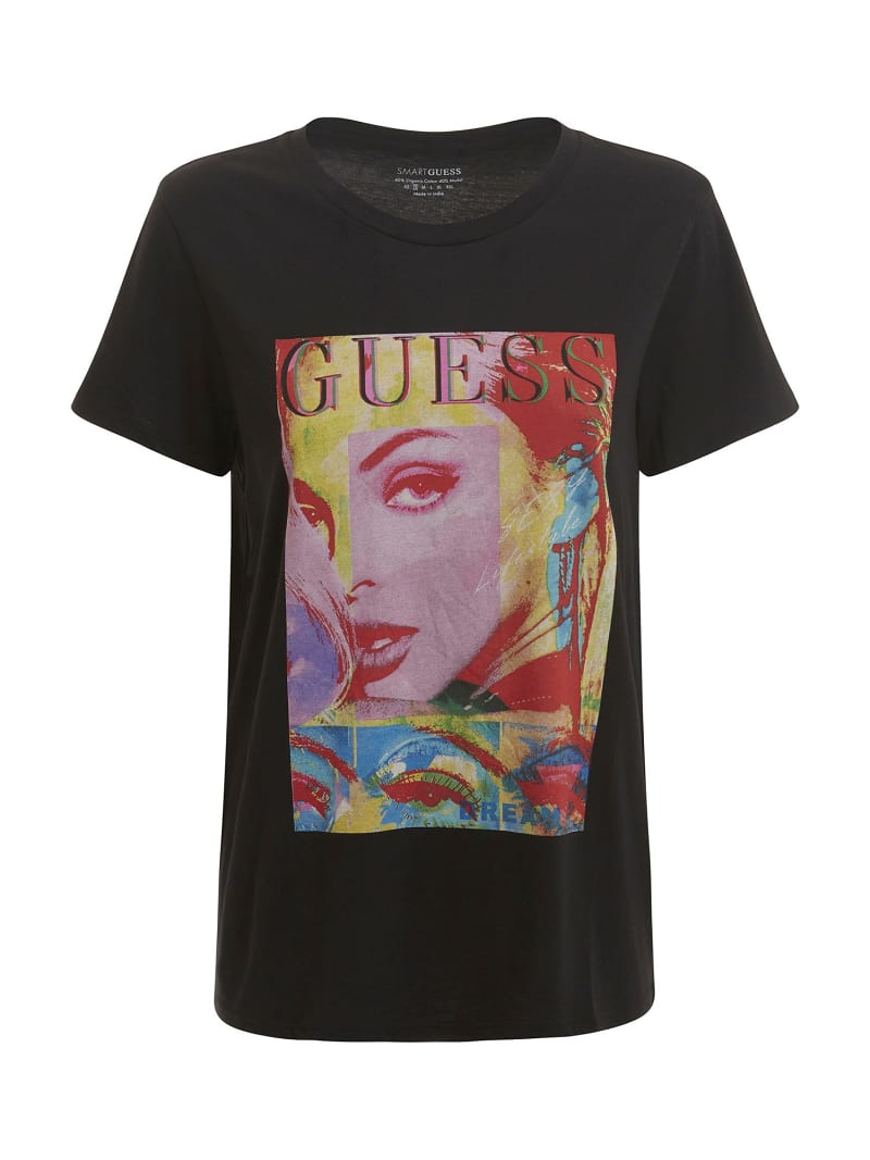GUESS® Front print t-shirt