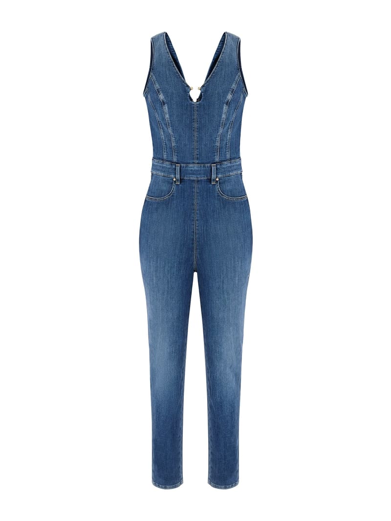 GUESS Combinaison en jean coupe skinny Femme