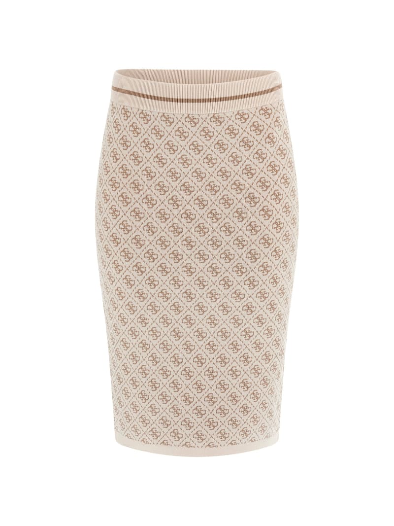GUESS® 4G logo sweater midi skirt