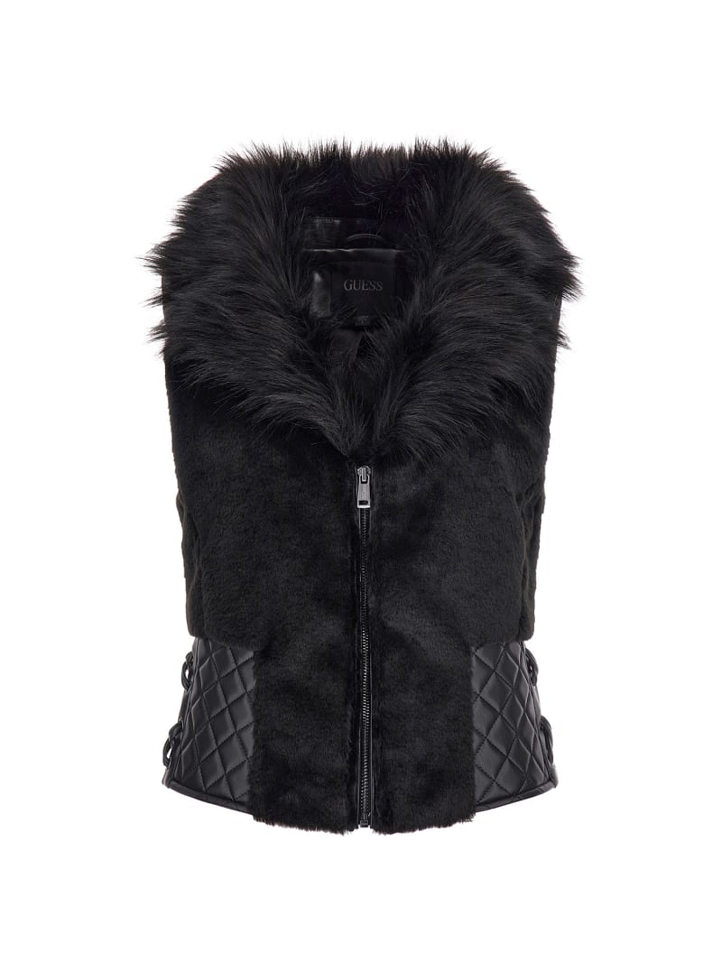 GUESS Faux fur vest Women