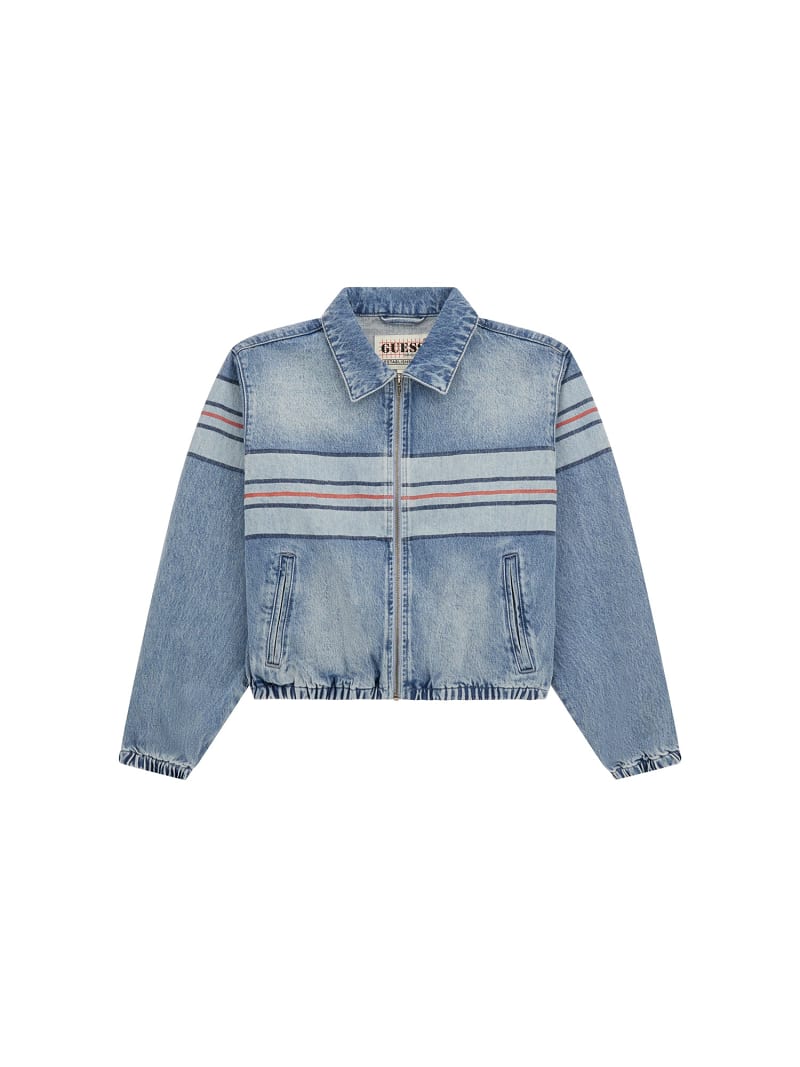 Guess denim bomber jacket top
