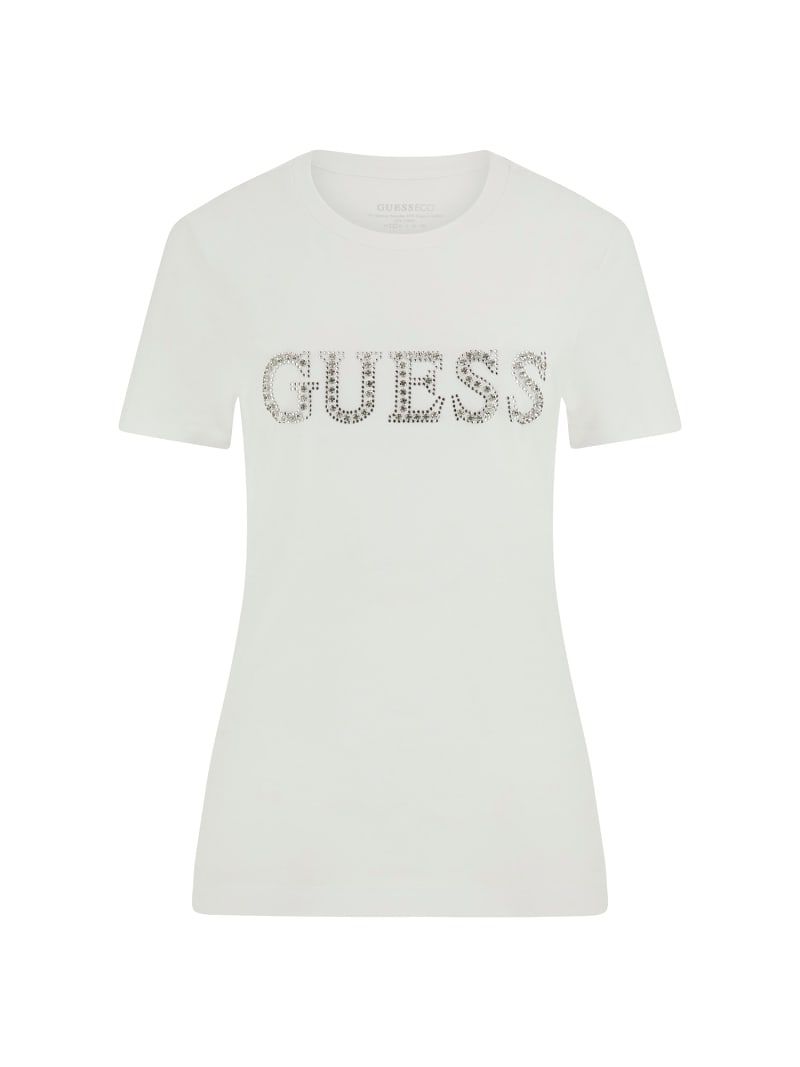 GUESS® Rhinestones logo t-shirt Women