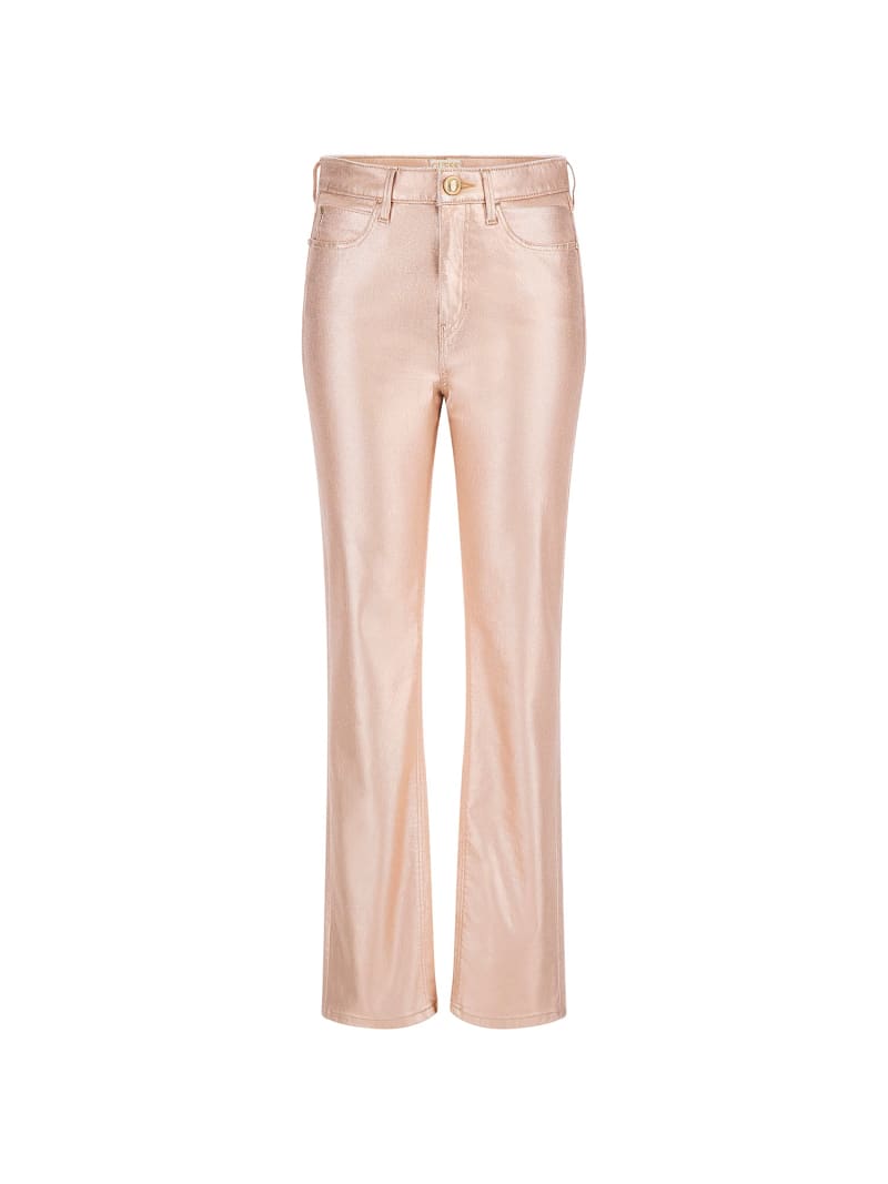 Guess gold top metallic jeans