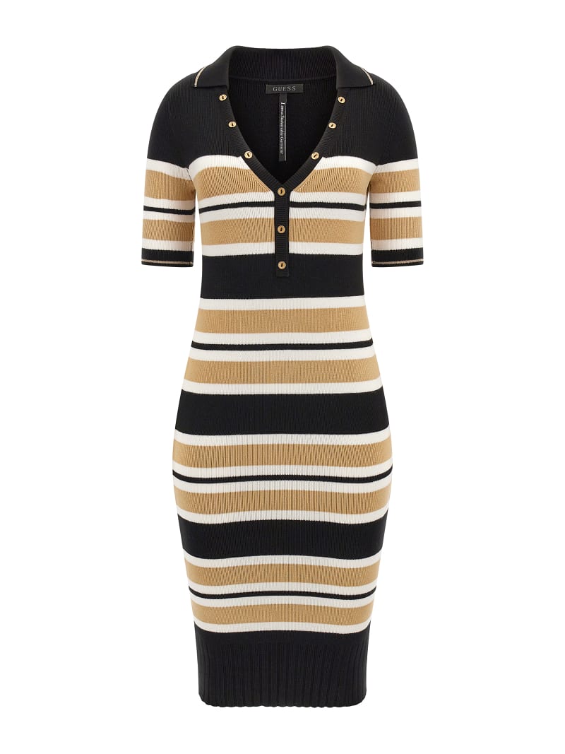 Guess black and gold outlet dress