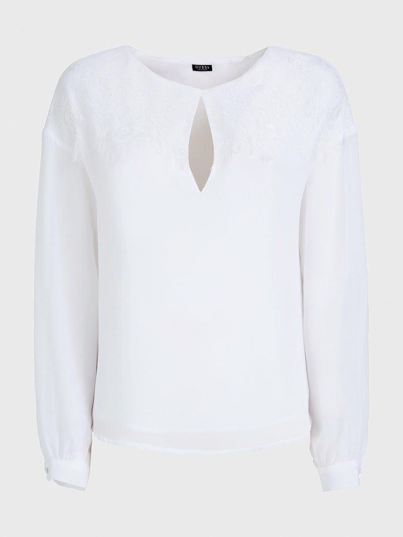 Bluse Obere Partie Aus Spitze Guess Offizieller Online Shop
