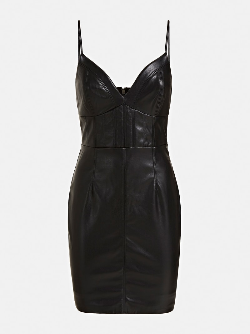 Guess coated look dress clearance