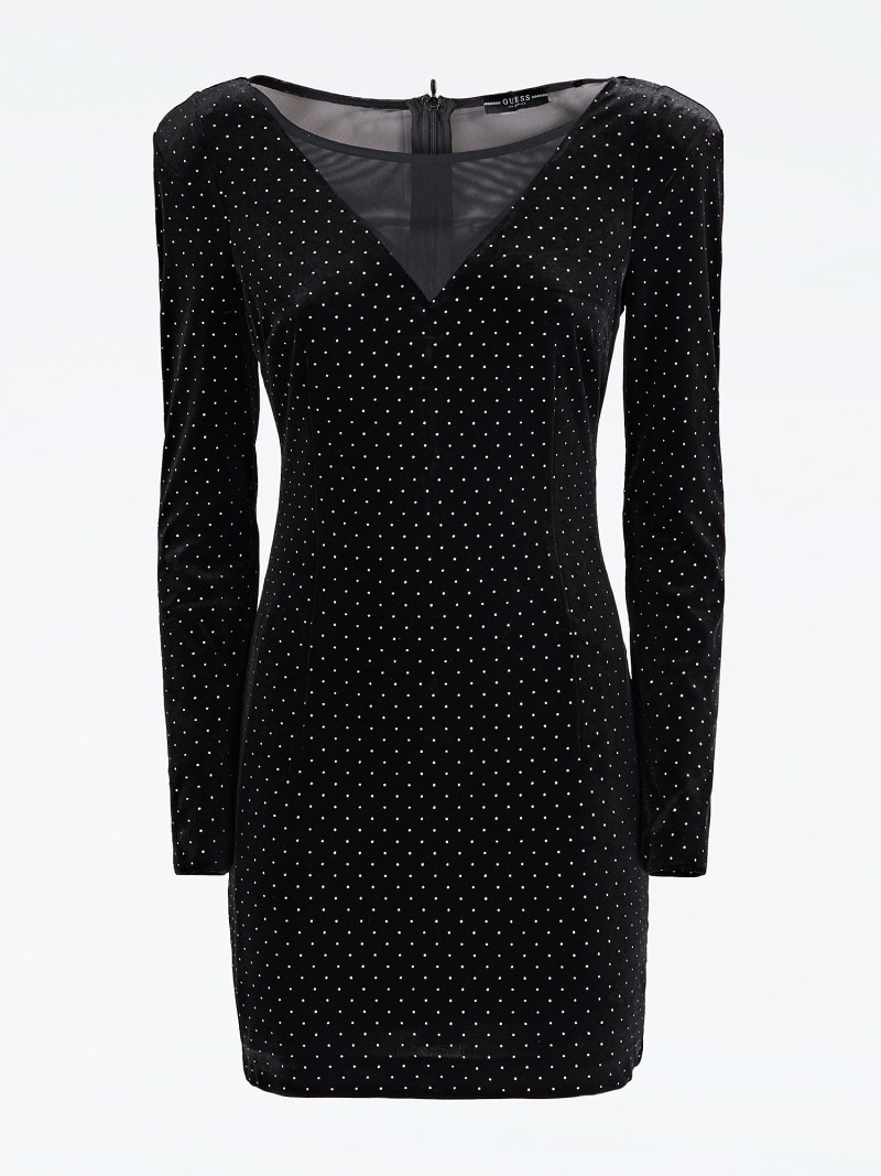Guess Kleid Schwarz Netz