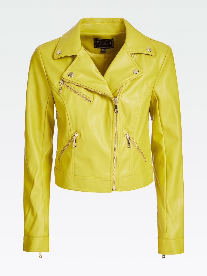 yellow guess jacket