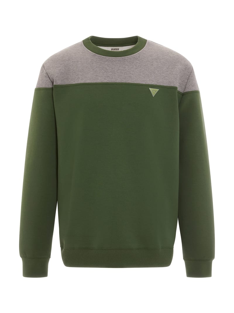 Guess green sweatshirt best sale