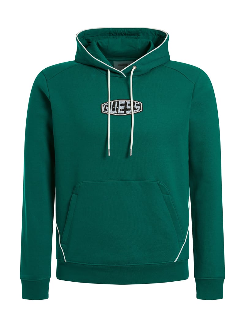 Guess green hoodie shop
