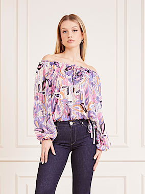 Blusas guess sales con logo